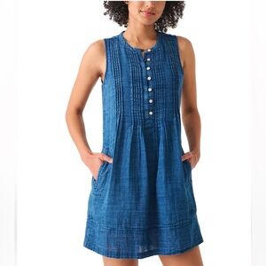 Faherty Dream Cotton Gauze Isha Dress